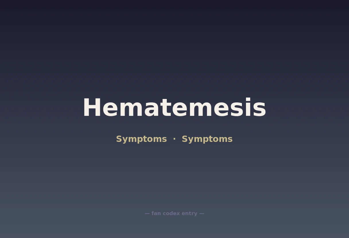 Hematemesis